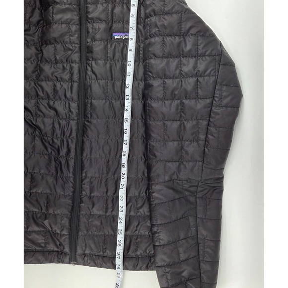 Patagonia Men Large Nano Puff Zip Packable Insulated Jacket Black Prima Loft - Picture 5 of 11